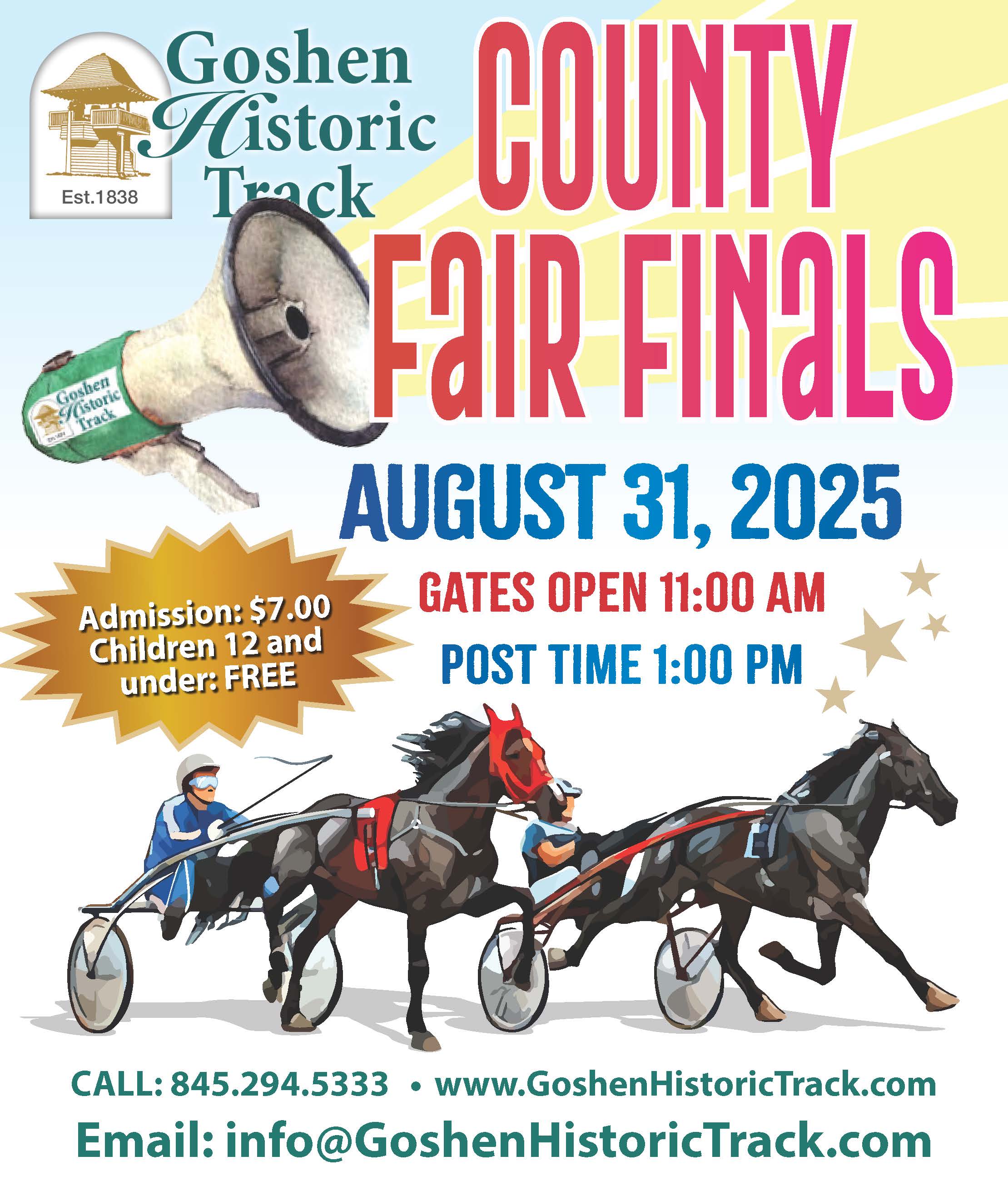 GHT County Fair Finals flier 2025